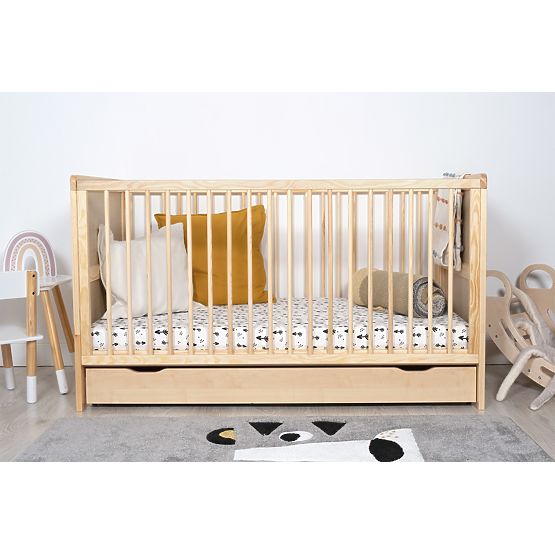 Mitwachsende Kinderbett William Natur