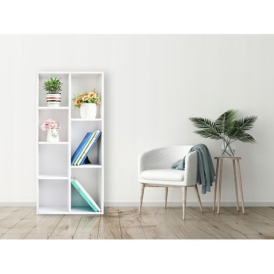 Weiße Bücherregal ModernHome