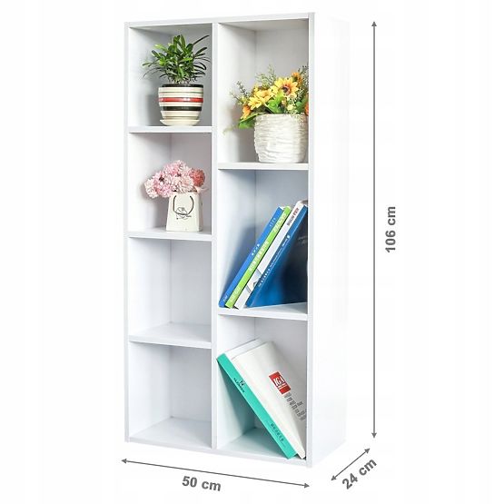 Weiße Bücherregal ModernHome