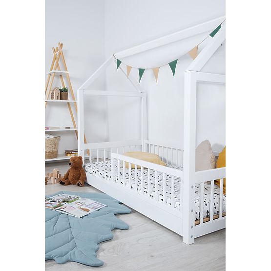 Montessori Hausbett Elis weiß