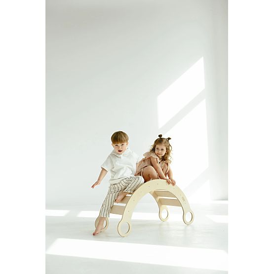 Montessori Holzschaukel M - Natur