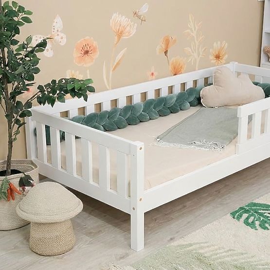 Montessori Kinderbett Ourbaby Meadow plus - weiß