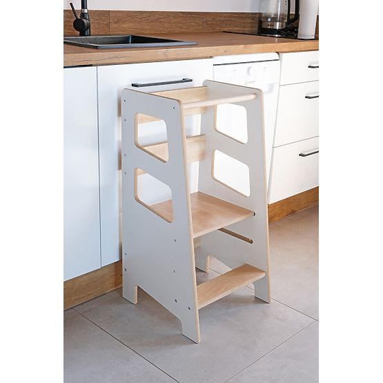 Montessori-Lernturm Quadro Scandi