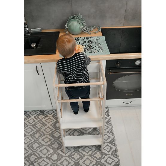 Sara Scandi Montessori Lernturm - weiß