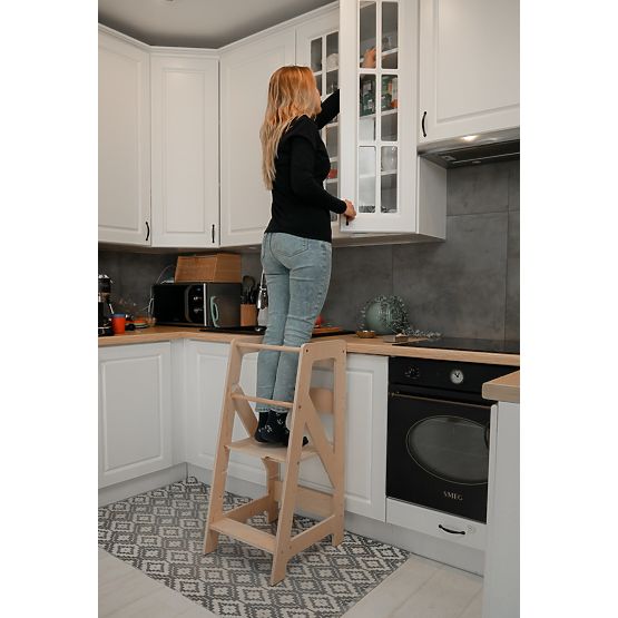 Montessori-Lernturm Pola MAXI 90 - natur