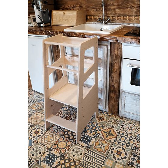 Montessori-Lernturm Hugo MAXI 90 - natur