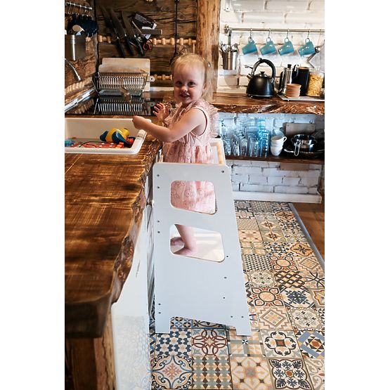 Montessori Lernturm Nora - Weiß