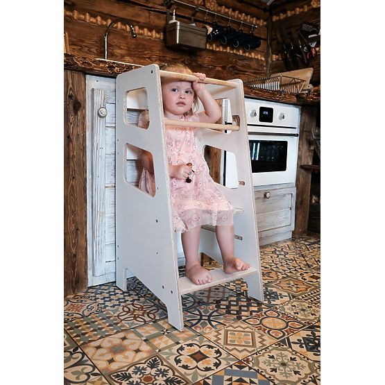 Montessori Lernturm Nora - Weiß