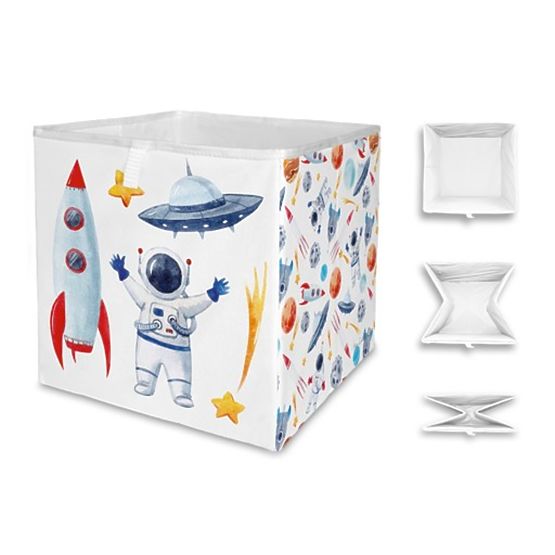 Mr. Little Fox Aufbewahrungsbox - let's go to space
