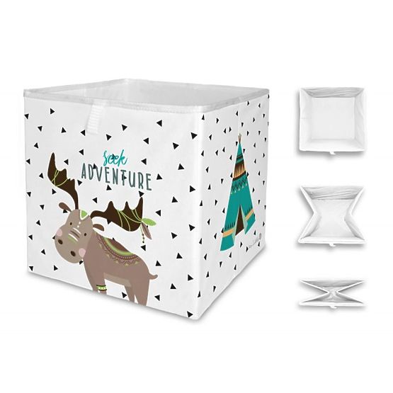 Mr. Little Fox Kinder Aufbewahrungsbox - Indianer-Hirsch