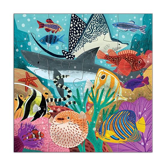 Mudpuppy Magnetisches Puzzle Tiefen des Meeres 2x20 Teile
