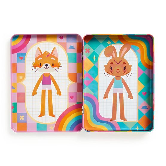Mudpuppy Magnetisches Set Anziehen in Regenbogenfarben