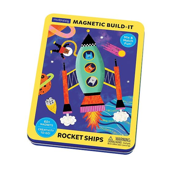 Mudpuppy Magnetisches Set Baue deine Rakete