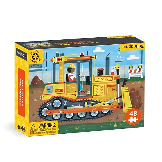 Mudpuppy Puzzle Bulldozer 48 Teile