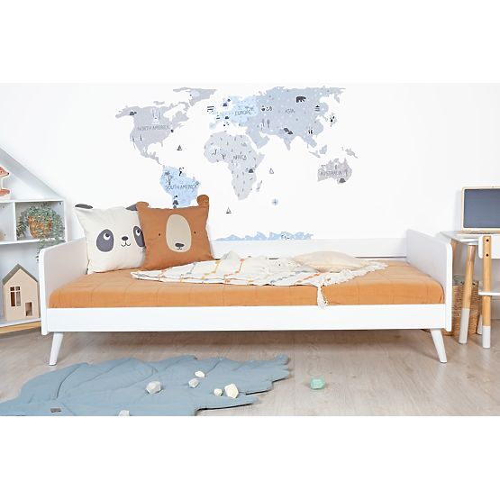 Multifunktionales Bett Nell 2-in-1 - Weiß