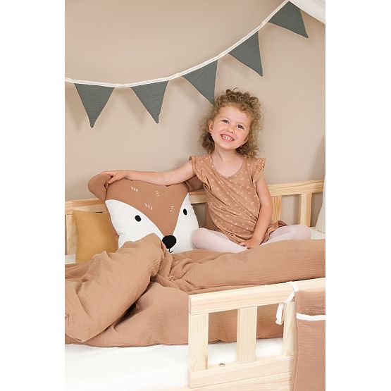 Musselin-Girlande Ourbaby - Senfgelb