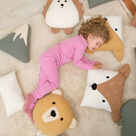 Musselin-Kissen Ourbaby 20x35 cm - Ecru