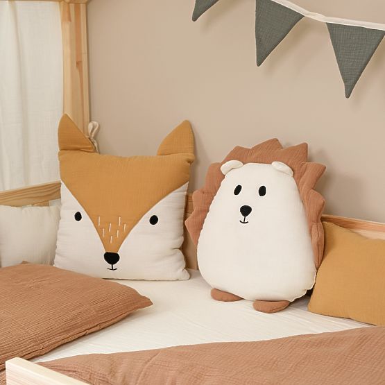 Musselin-Kissen Ourbaby 35x35 cm - Fuchs