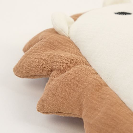 Musselin-Kissen Ourbaby 38x35 cm - Igel