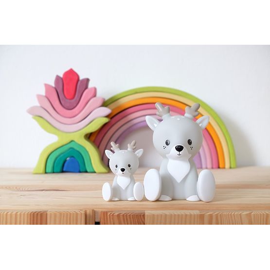 Nachtlicht FLOW - Rentier Fabian Gray