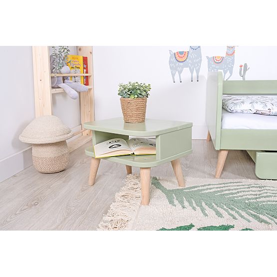 Nachttisch NELL - pastellgrün