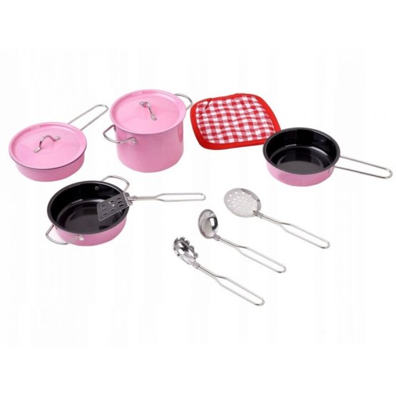 Set Geschirr  Kinder küchen - pink