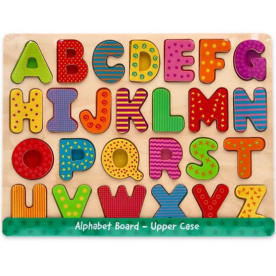 Neues Holzpuzzle Alphabet - Buchstabenpuzzle