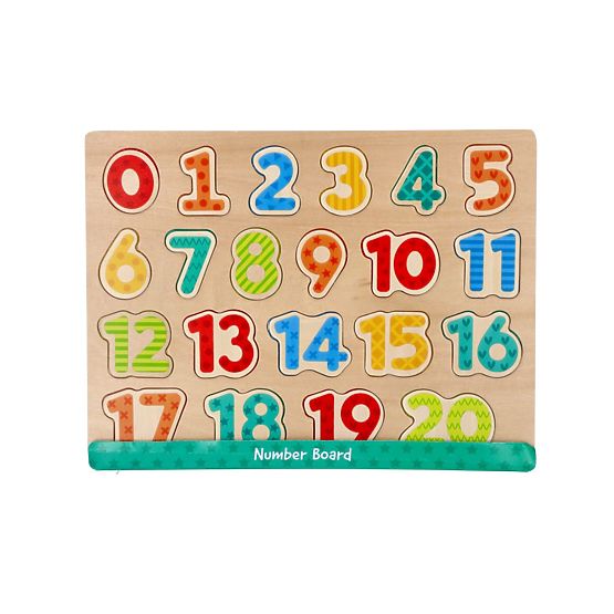 Neues Holzpuzzle Zahlen - Puzzle