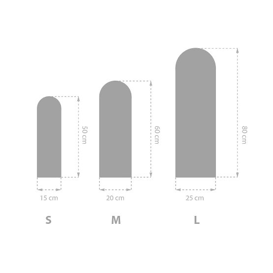 Obluček-Polsterplatte – grau