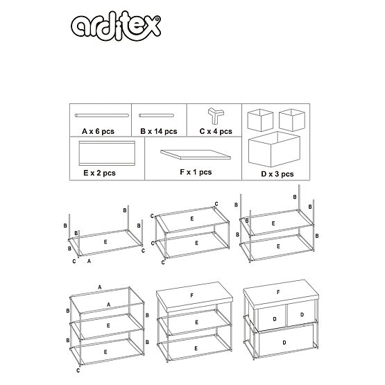 Organizer mit Schubladen Paw Patrol