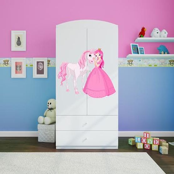 Ourbaby kleiderschrank schrank - Prinzessin mit pferd