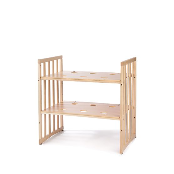 Ovale mitwachsende Babybett Ruby 7-in-1 - natur