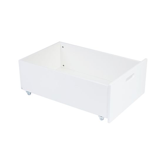 Ovale mitwachsende Babybett Ruby 7-in-1 PLUS - weiß