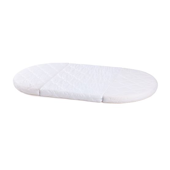 Ovale mitwachsende Babybett Ruby 7-in-1 PLUS - weiß