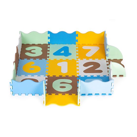 Pädagogische Schaumstoffmatte für Kinder - Zahlenpuzzle