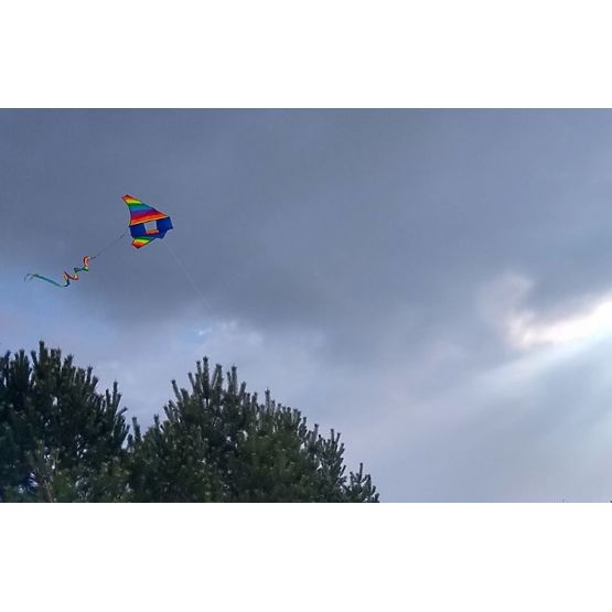 Fliegender Drache - Regenbogen