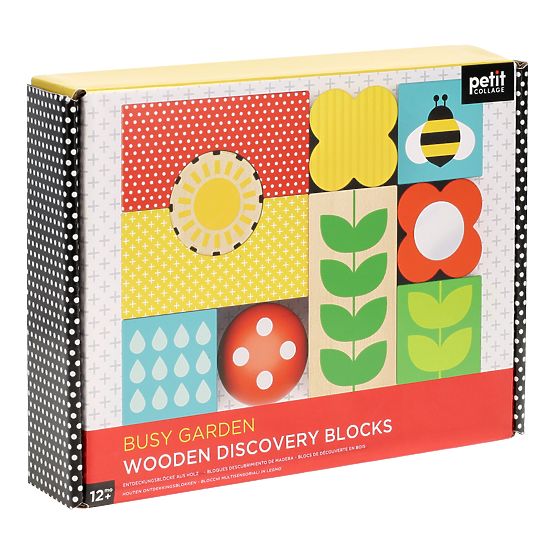 Petit Collage Holzklötze Garten