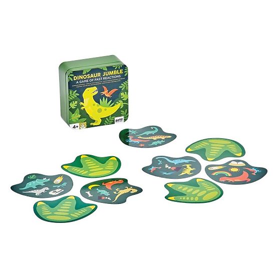 Petit Collage Dinosaurier-Kartenspiel