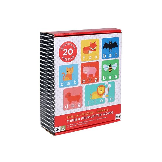 Petit Collage Mein erstes Buchstabierpuzzle mit Tieren