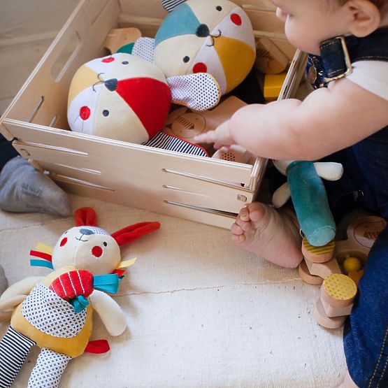 Petit Collage Teddybärrassel