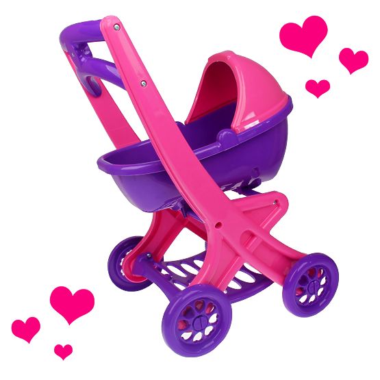 Plastic Kinderwagen für Puppen