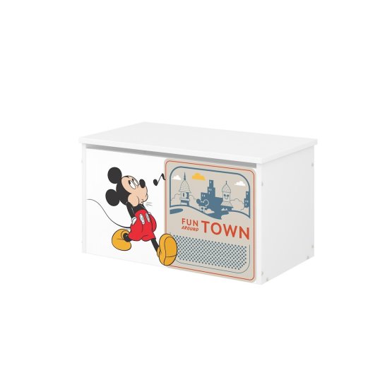 Holzkiste für Disney-Spielzeug - Mickey und Freunde