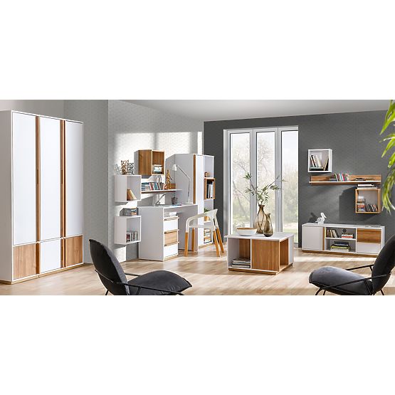 Police quadrat Evado - white