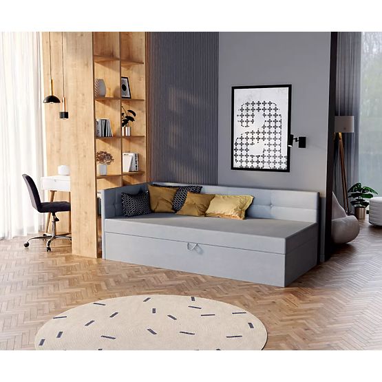Gepolstertes Bett BILLY - 200 x 90 cm