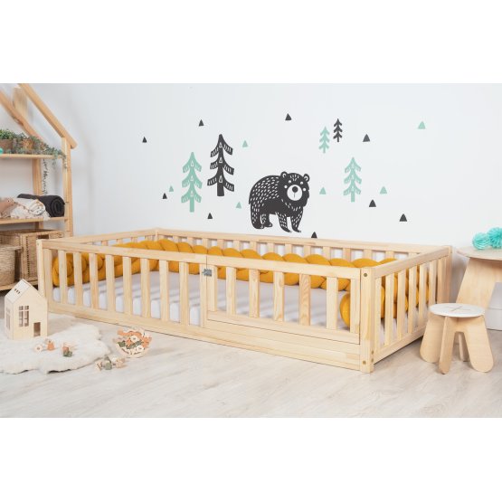 Niedriges Kinderbett Montessori Bär