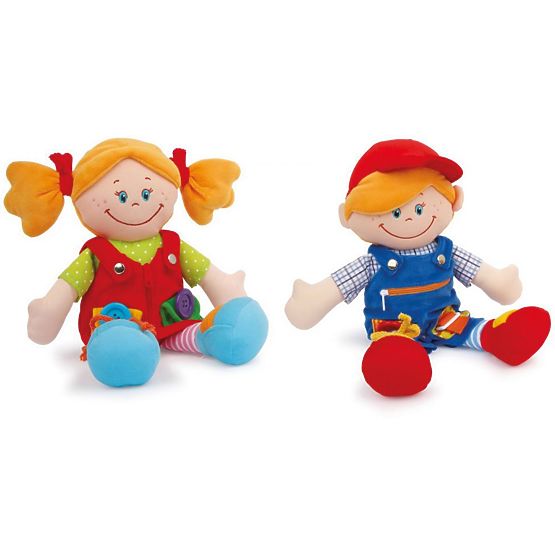 Puppen mit Verschlüssen Klara und Marcel