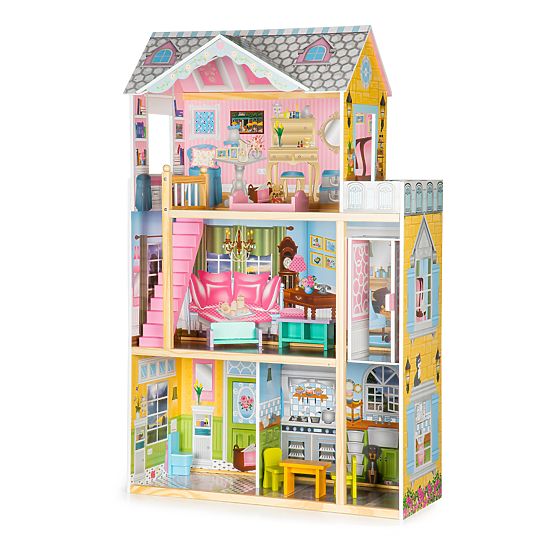 Puppenhaus aus Holz mit Melissa-Aufzug