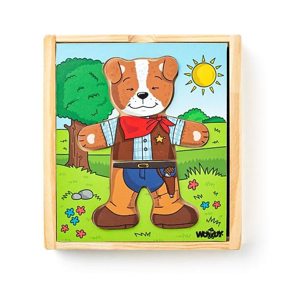Puzzle Anzieh-Hündchen