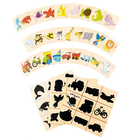 Puzzle Finde den Schatten