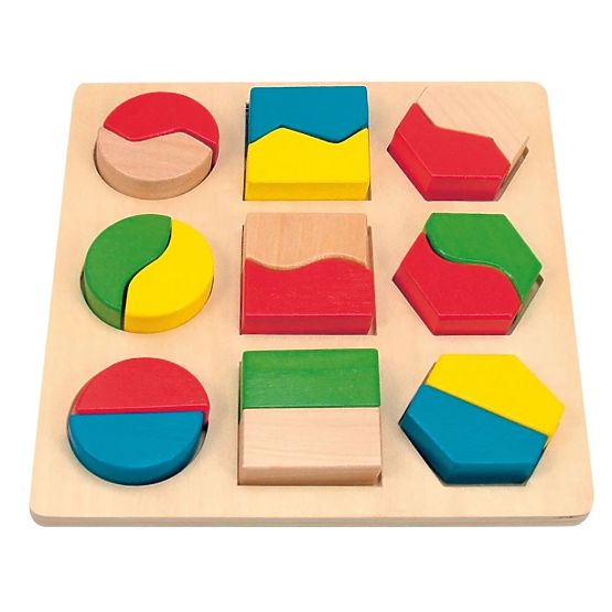 Puzzle Formen und Farben